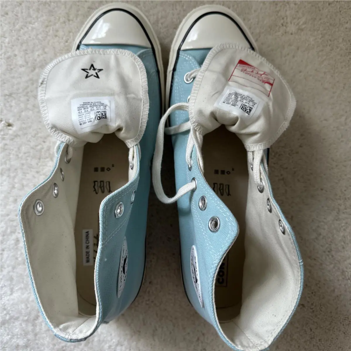 Converse shoes - Converse Chuck 70 Plus Hi - A00621C - Juniper / Egret / Black (UPC: 0194433680936) 8