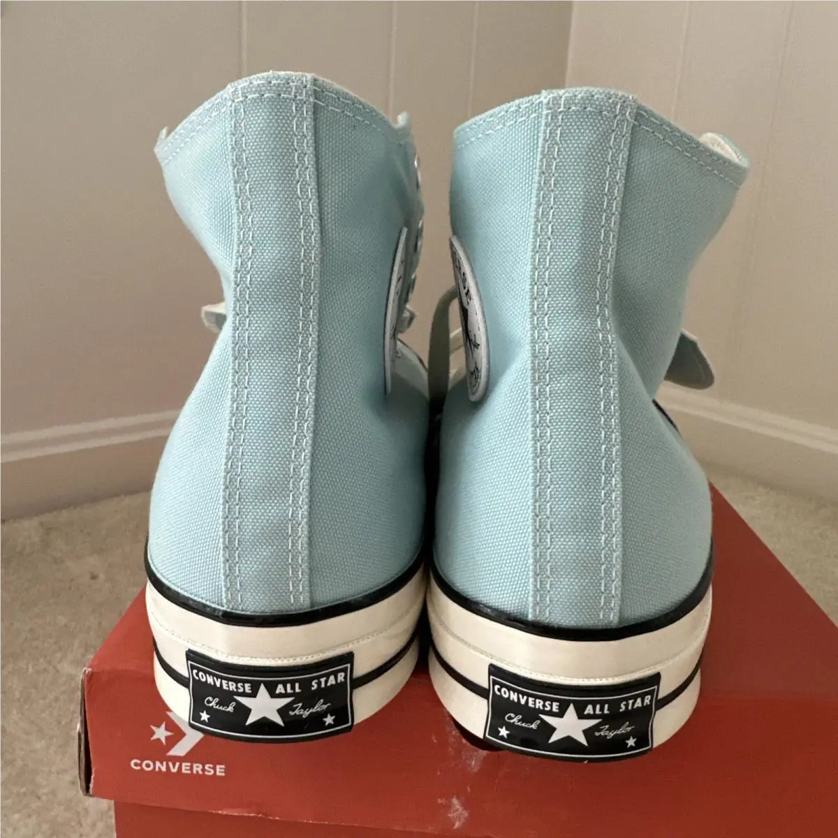 Converse shoes - Converse Chuck 70 Plus Hi - A00621C - Juniper / Egret / Black (UPC: 0194433680936) 10