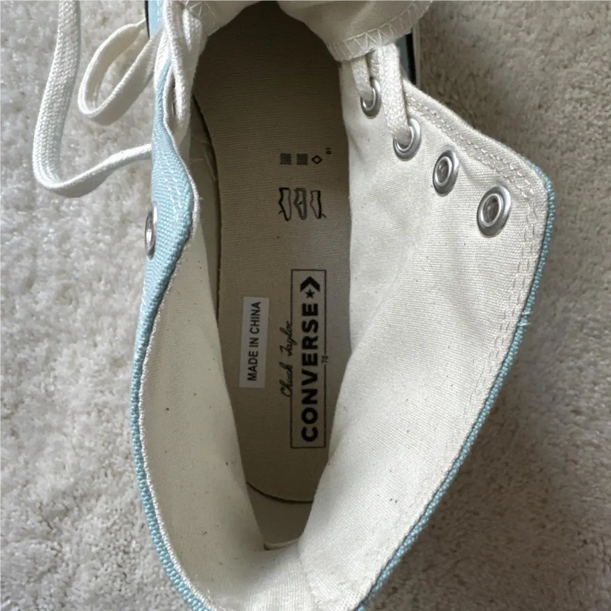 Converse shoes - Converse Chuck 70 Plus Hi - A00621C - Juniper / Egret / Black (UPC: 0194433680936) 7