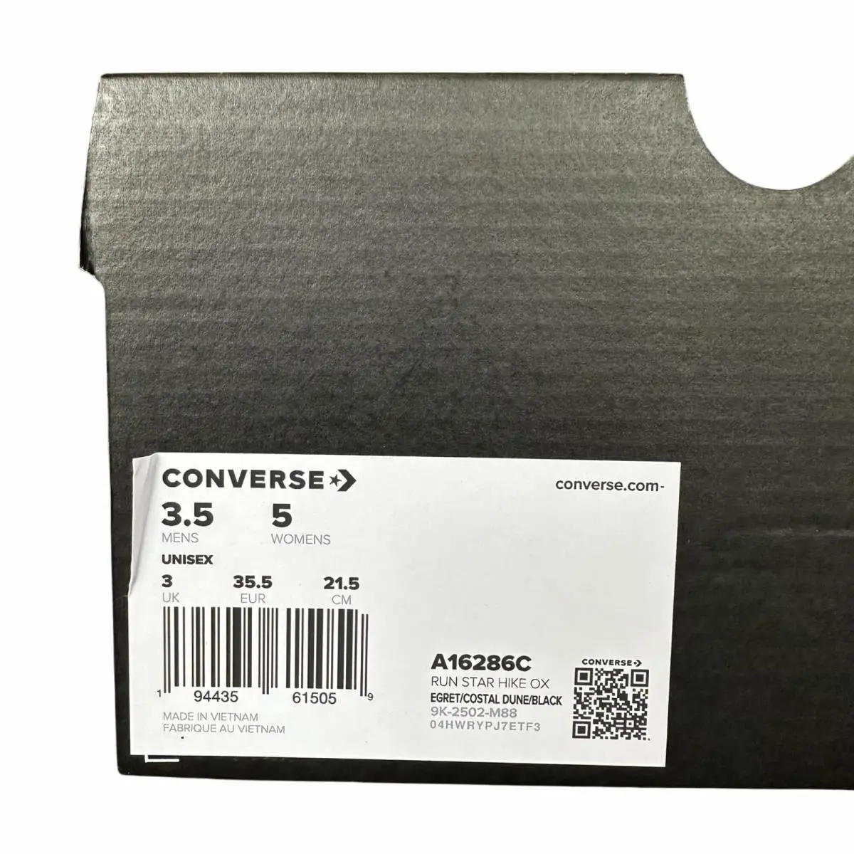 Converse shoes - Converse Run Star Hike - Run Star Hike - A16286C - Black (UPC: 194435615059) 10