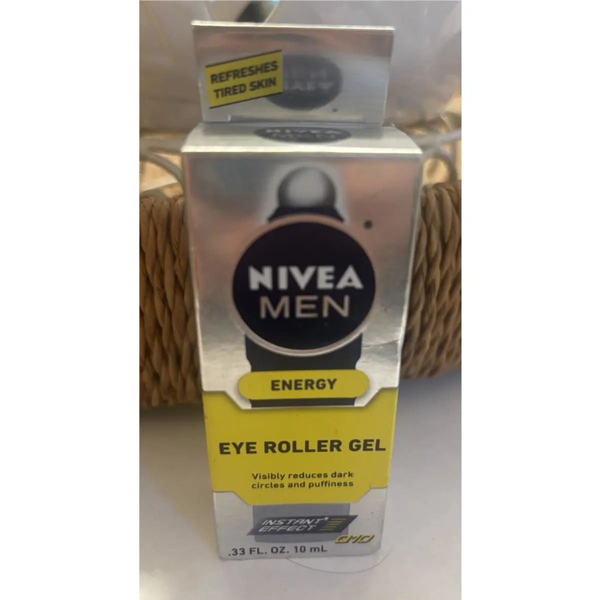Men Energy Eye Roller Gel Co Q10 Dark Circles Puffiness Rare by Nivea