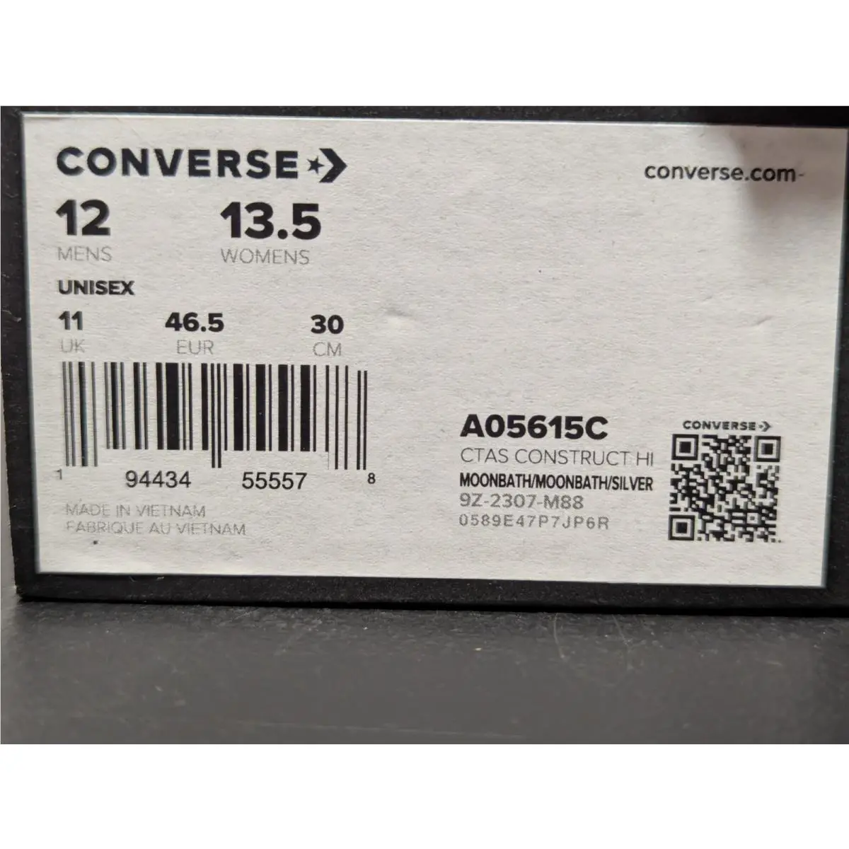 Converse shoes - Converse Chuck Taylor All Star Construct - A05615c - White (UPC: 194434555578) 19