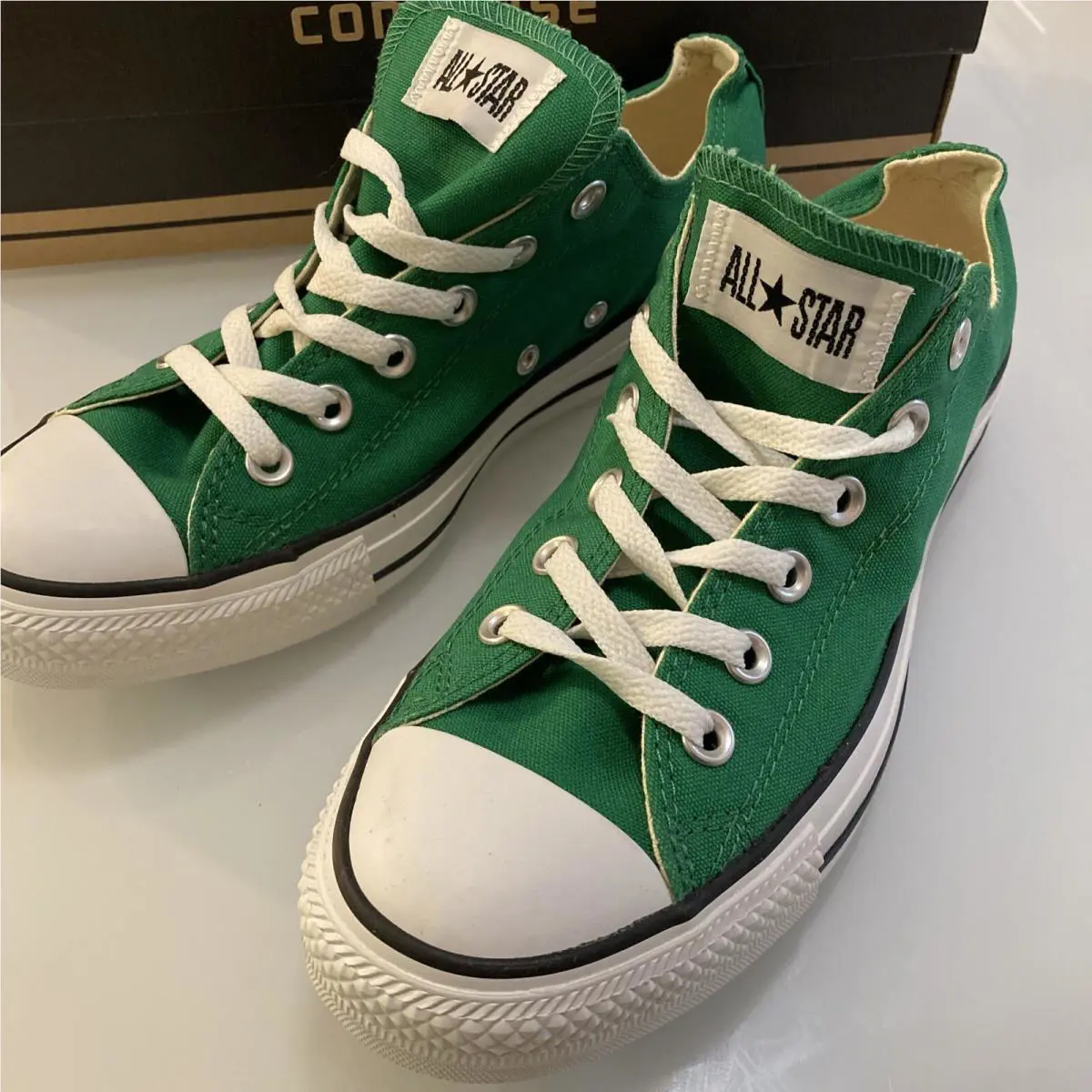 Converse shoes - Converse All-Star OX - Green / White (UPC: 0022865436916) 0