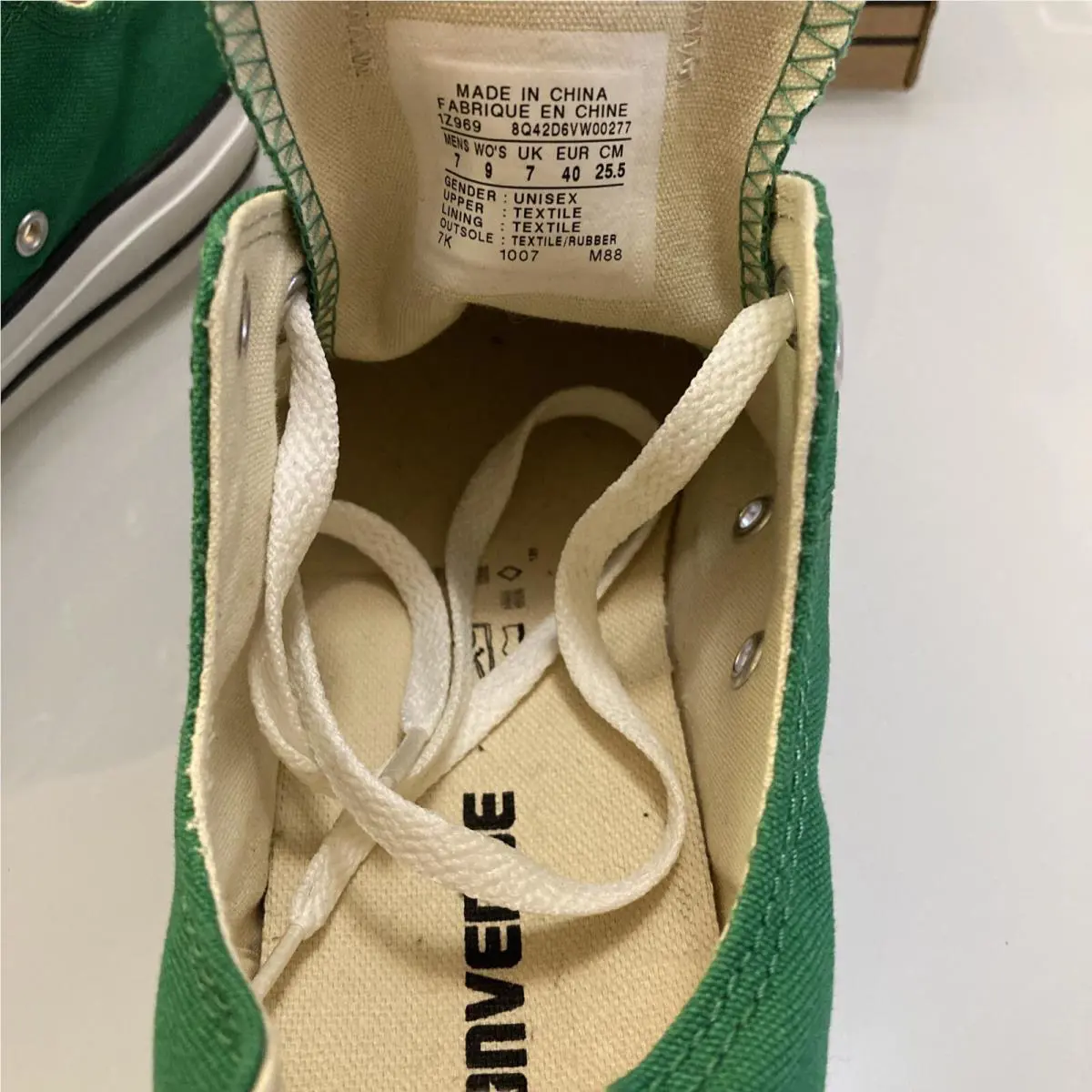 Converse shoes - Converse All-Star OX - Green / White (UPC: 0022865436916) 3