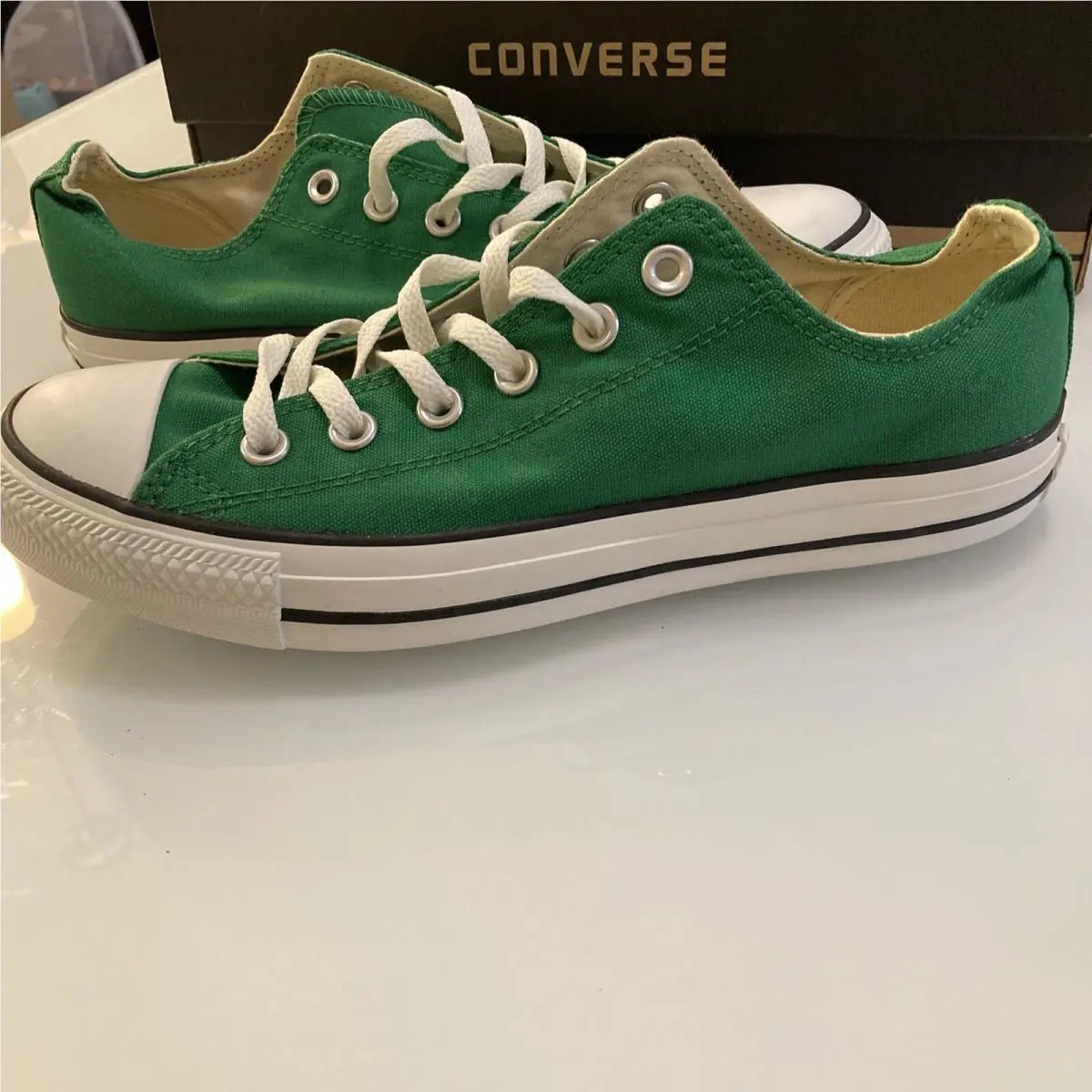 Converse shoes - Converse All-Star OX - Green / White (UPC: 0022865436916) 5