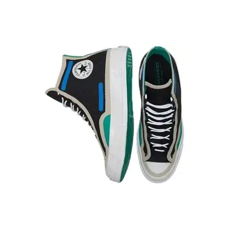 Converse shoes - Converse All Star Chuck 70 - Black / Khaki / blue / green-U45-170140C 4