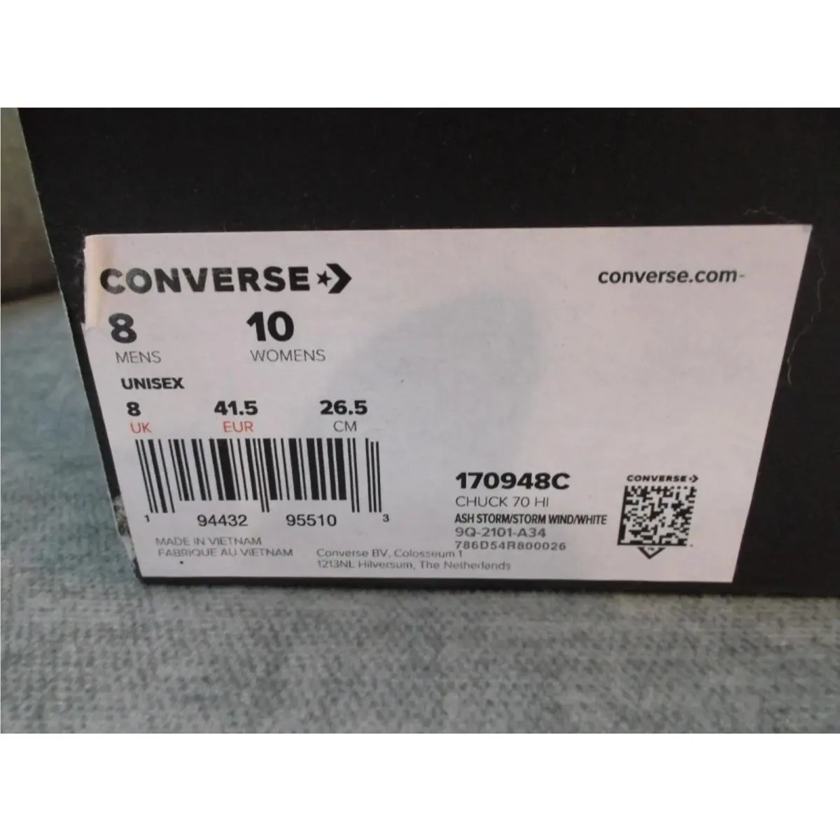 Converse shoes - Converse All Star Chuck Taylor - 170948C - Gray (UPC: 194432955103) 0
