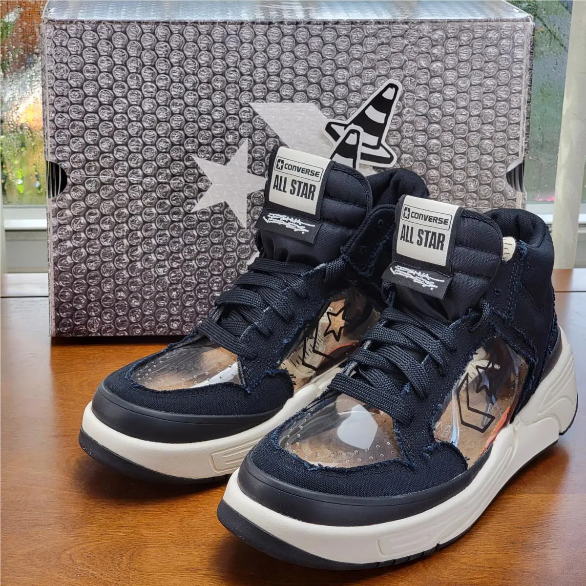 Converse shoes - Converse Weapon - Weapon - A00715C - Black / Clear / Rutabaga 9