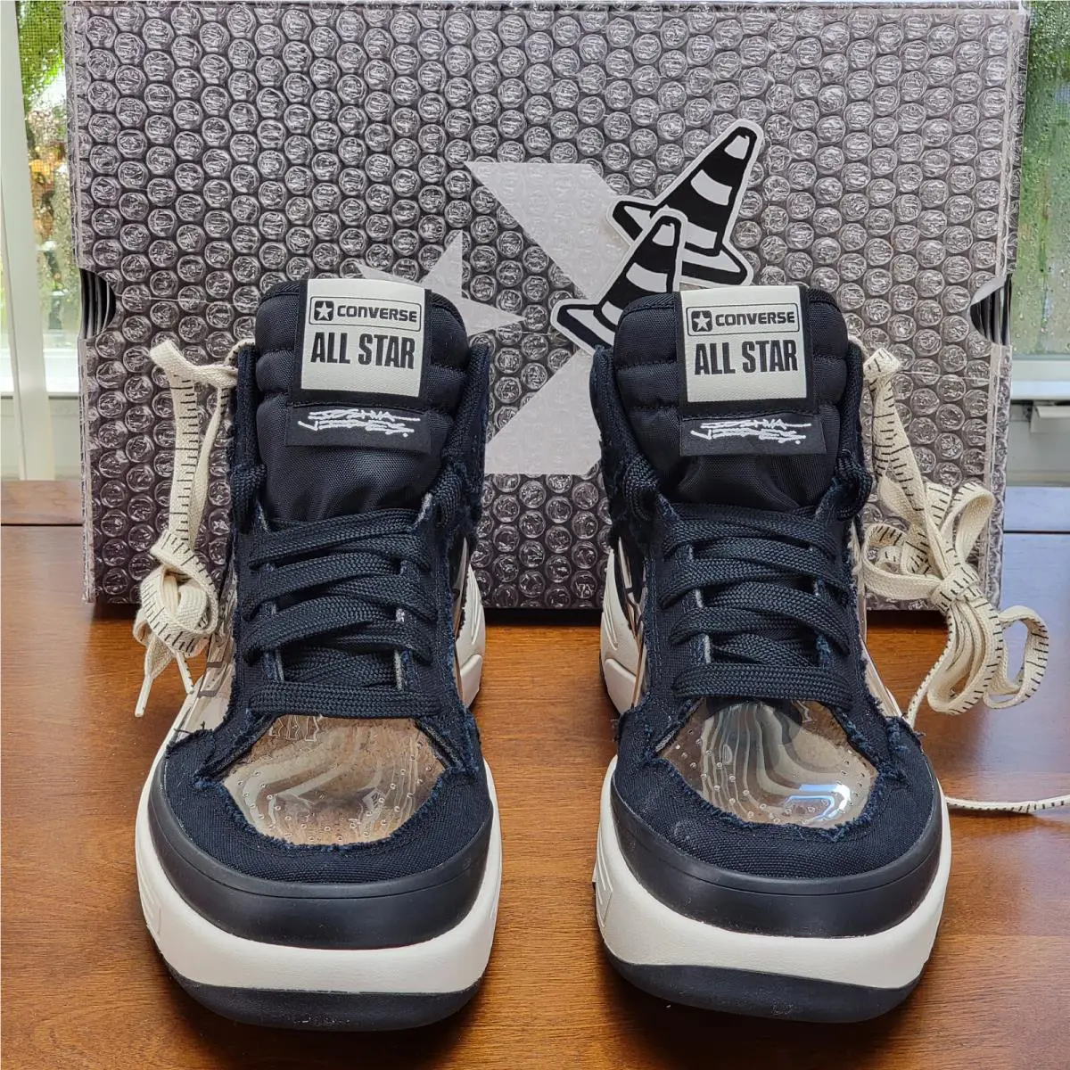 Converse shoes - Converse Weapon - Weapon - A00715C - Black / Clear / Rutabaga 1