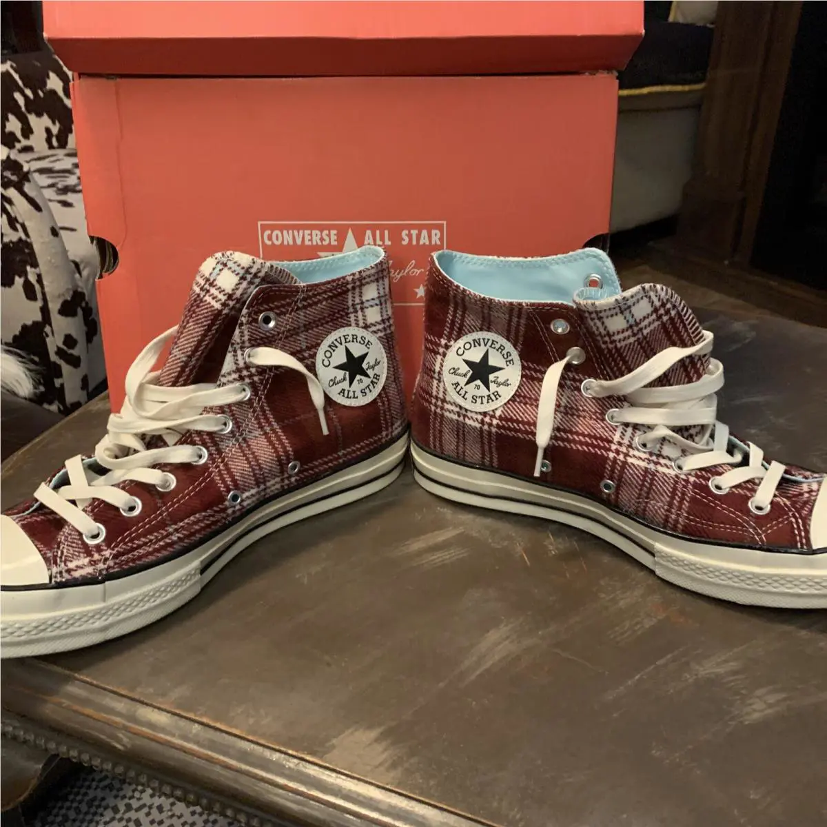 Converse shoes - Converse Chuck - Chuck - Dark Burgandy/Cyan 0