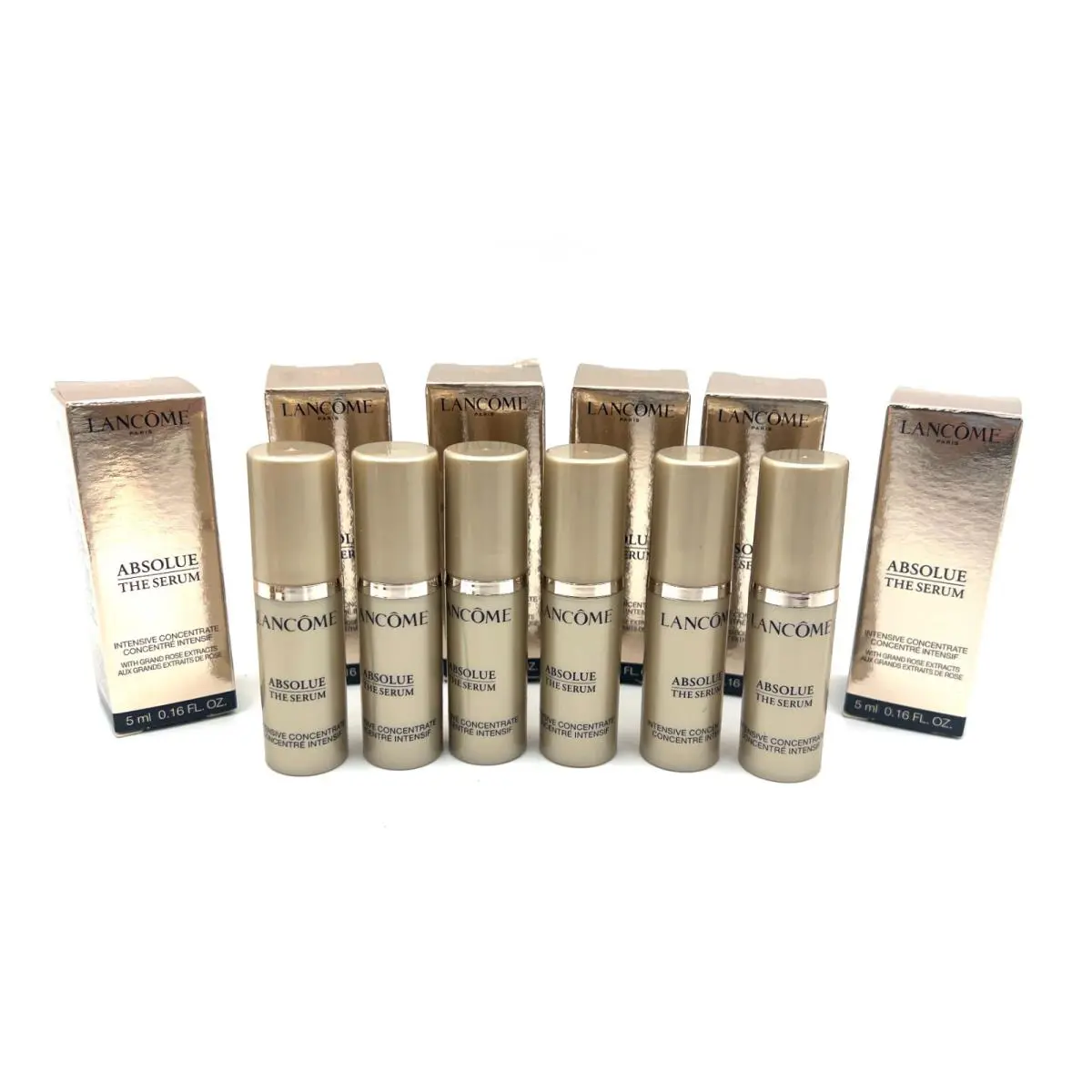 Lot of 6: Lancome Absolue The Serum Intensive Concentrate 5ml 6=30ml/1.0 oz