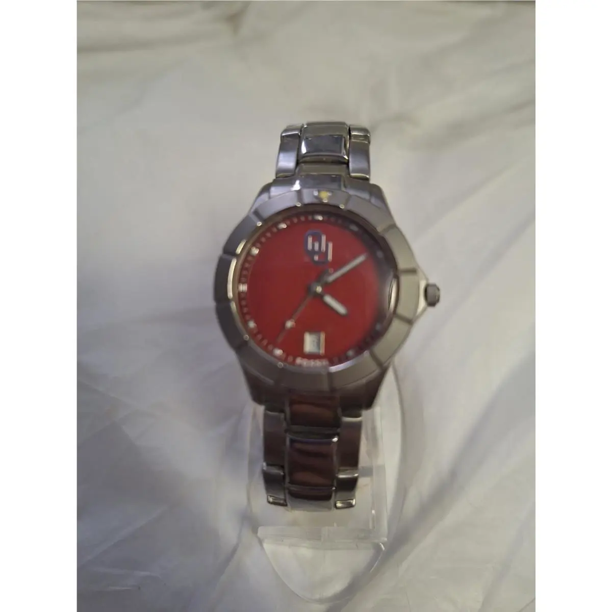 Fossil Watch Ladie`s Oklahoma Sooners Ncaa Stainless-steel