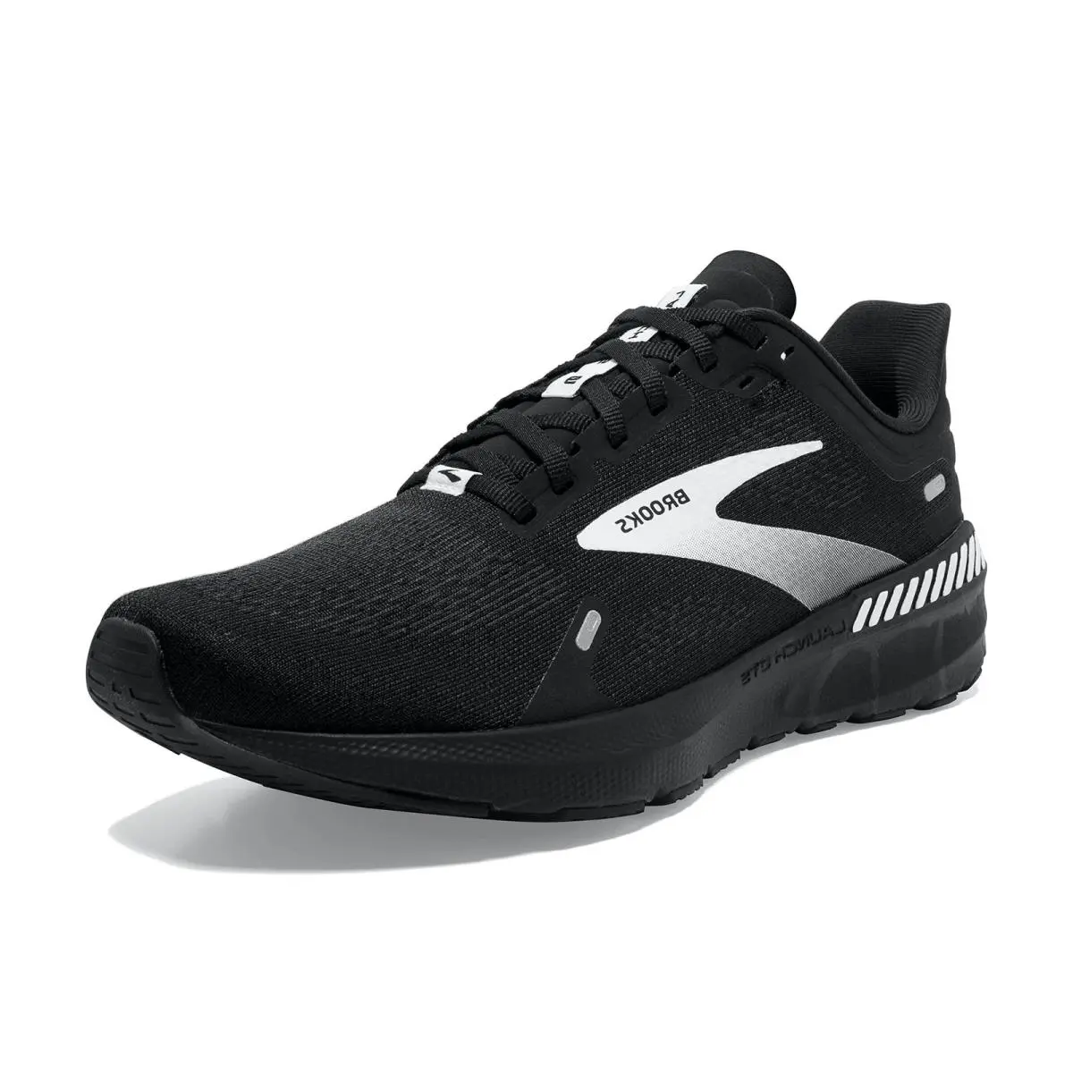 Brooks Men’s Launch Gts 9 Supportive Running Shoe - Black/white - 11
