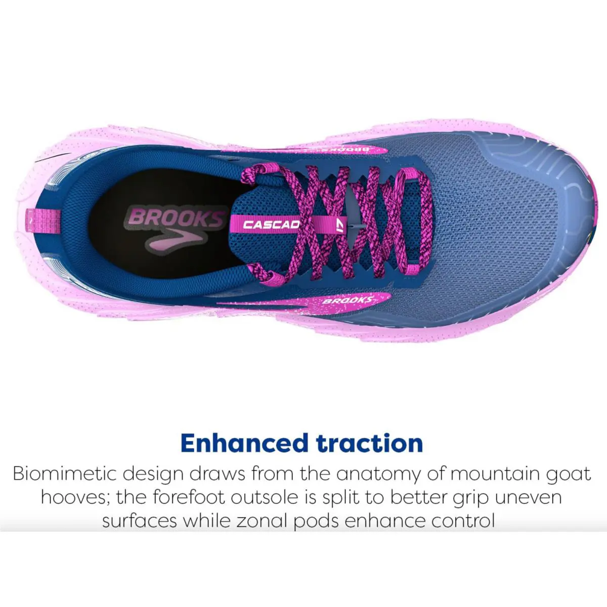 Brooks shoes - Brooks Cascadia 17 Trail - Cascadia Trail - 1203531B490 - Navy/Purple/Violet (UPC: 195394279986) 2