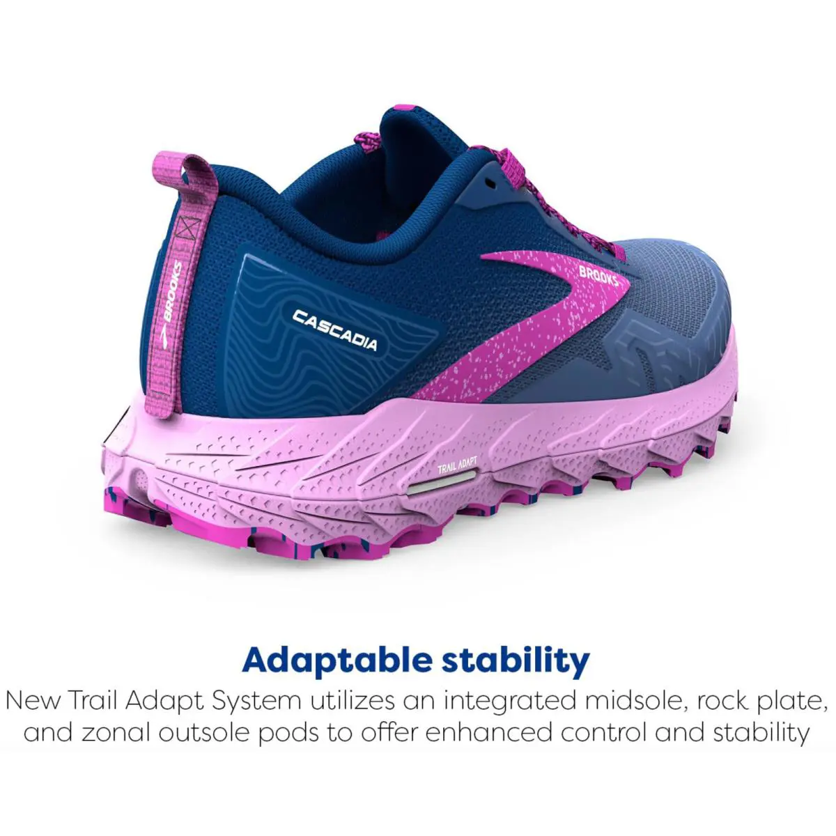 Brooks shoes - Brooks Cascadia 17 Trail - Cascadia Trail - 1203531B490 - Navy/Purple/Violet (UPC: 195394279986) 3