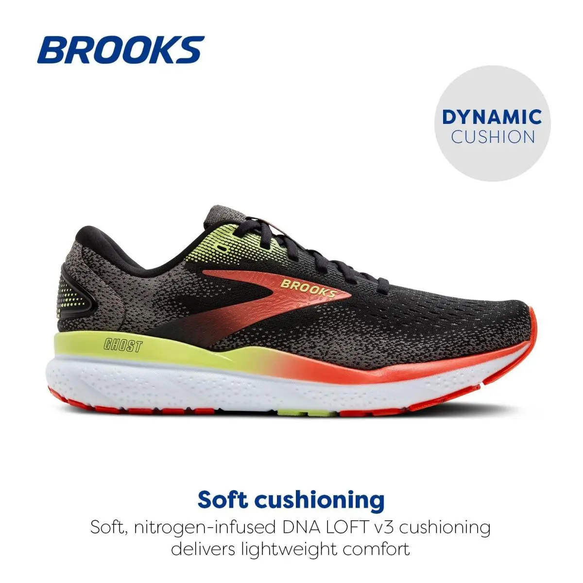Brooks shoes - Brooks Ghost 16 - Ghost - 110418-1D-029 - Black (UPC: 195394503807) 1