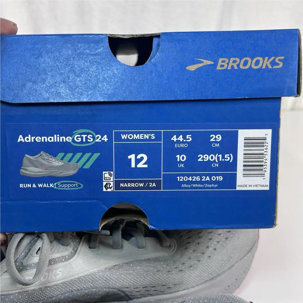 Brooks shoes - Brooks Adrenaline GTS 24 - Adrenaline GTS - 1204261B019 - Gray (UPC: 0195394536225) 7