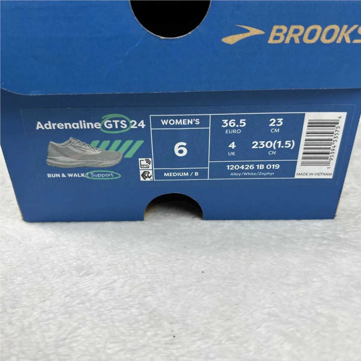 Brooks shoes - Brooks Adrenaline GTS 24 - Adrenaline GTS - 120426 1B 019 - Gray (UPC: 0195394535754) 12