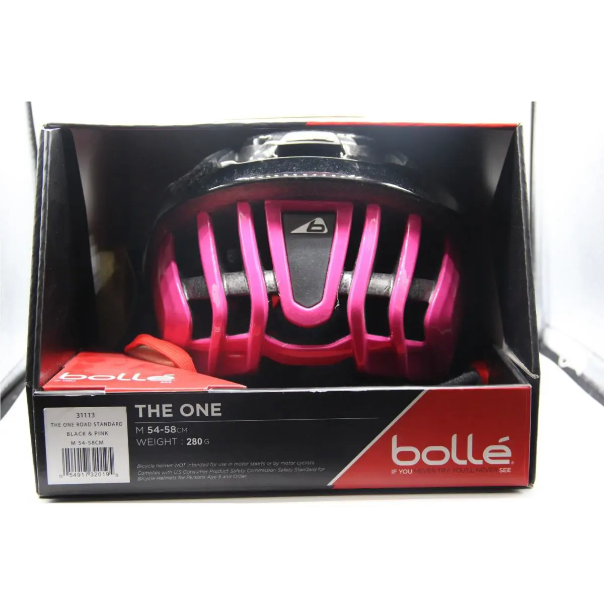Bolle The One Road Standard Helmet Black Pink M54-58CM