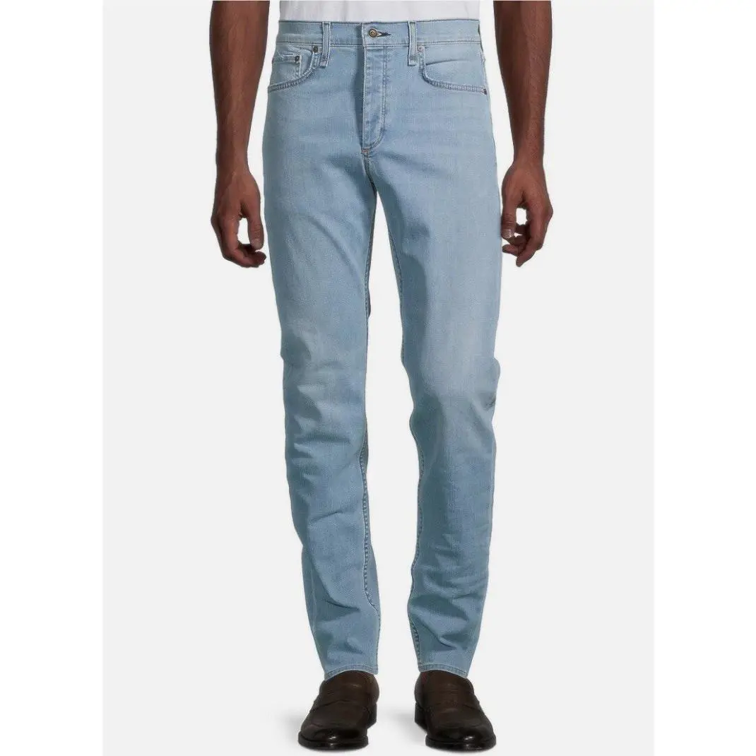 Rag Bone Men`s Fit 2 Slim Fit Washed Euclid Blue Jeans Size 33