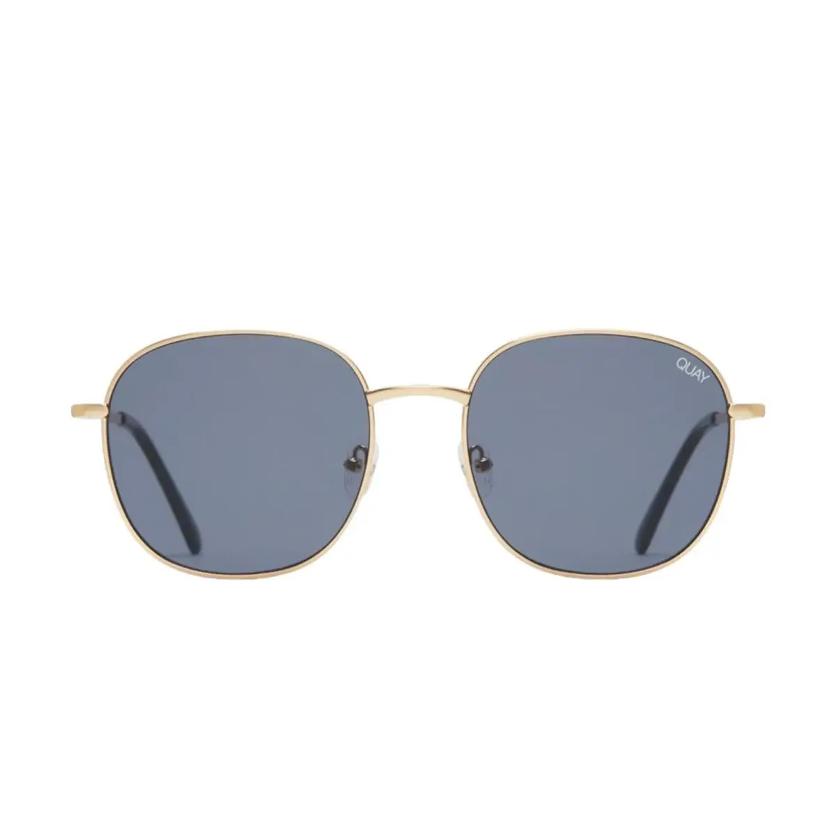 Quay Unisex Jezabell RX QT-000649 Gold / Smoke Tinted Sunglasses by QUAY