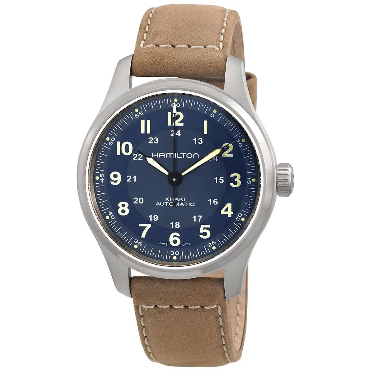 Hamilton Khaki Field Automatic Blue Dial Men`s Watch H70545540