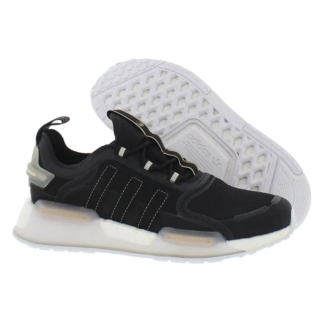 Adidas Nmd V3 Womens Shoes - Black/White, Main: Black