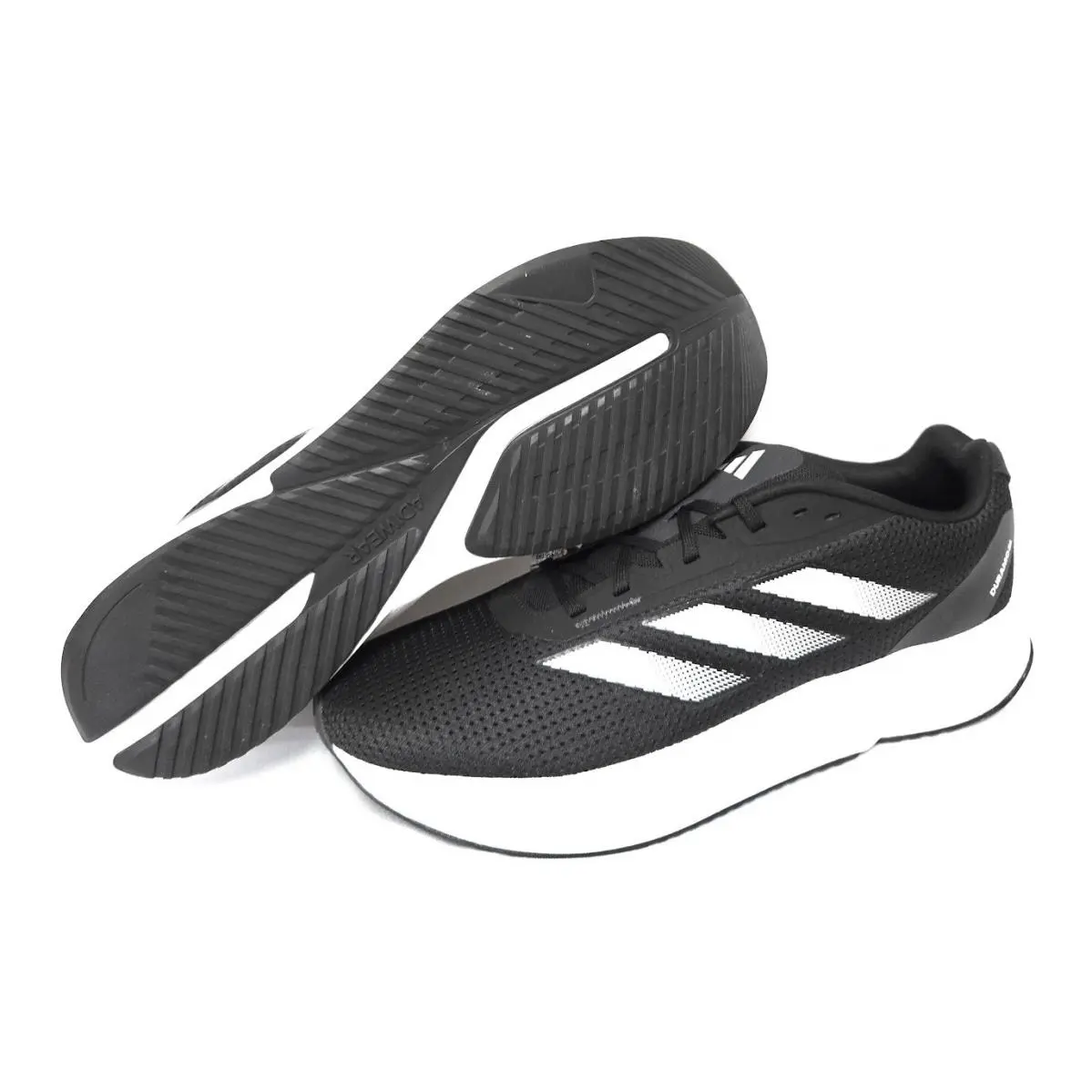 Mens Adidas Duramo SL ID9849 Black White Running Sneakers Athletic Shoes