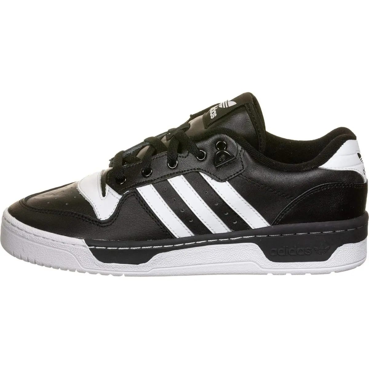Adidas Rivalry Low Lace Up Mens Black Sneakers Casual Shoes EG8063 - Black