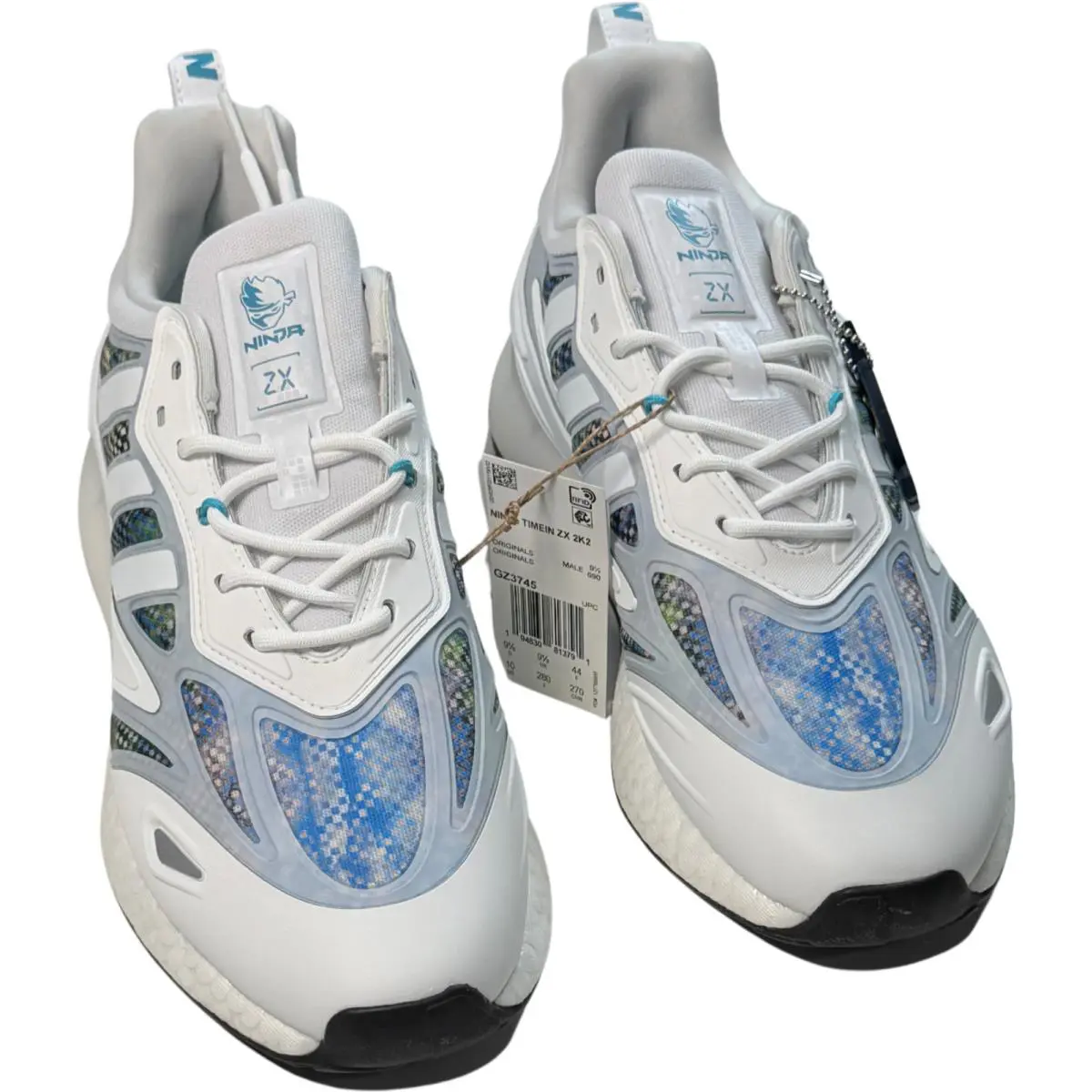Adidas shoes - Adidas Ninja Timein ZX 2K2 - GZ3745 - White / Multi (UPC: 194830813791) 2