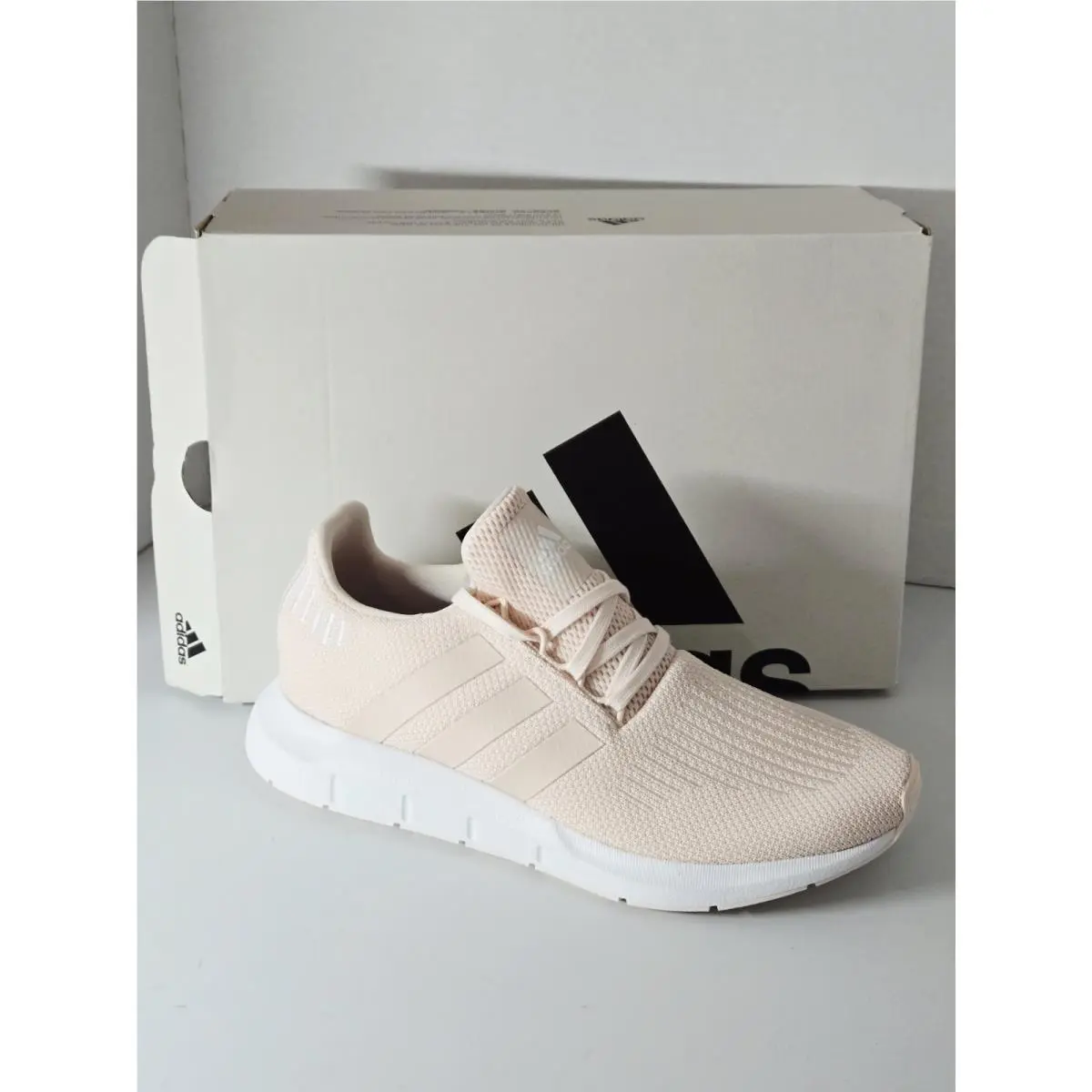 Swift Run 1.0 Women`s Size 9.5 Running Shoes Wonder Quartz Cloud White by Adidas