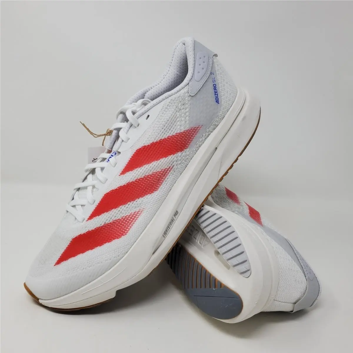 Adidas Women`s Size 9 Adizero SL2 Lightstrike Pro Running Cloud White IF9385