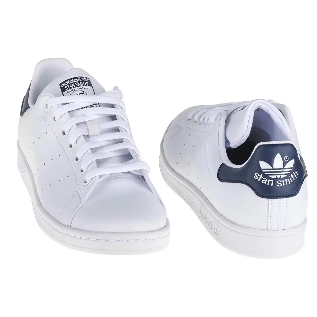 Adidas shoes - adidas Stan Smith - Stan Smith - WHITE/BLUE - 50U - FX5501 4