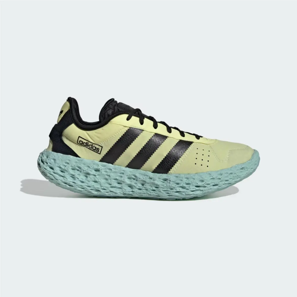 Adidas Originals Zponge Mens Sneakers JH8110 Ice Yellow Black Blue Sz 9.5