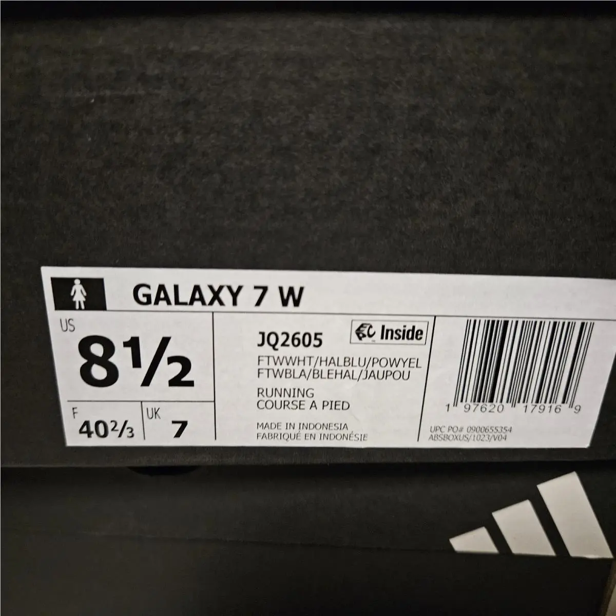 Adidas shoes - adidas Galaxy 7 W - Galaxy - JQ2605 - White (UPC: 197620179169) 4