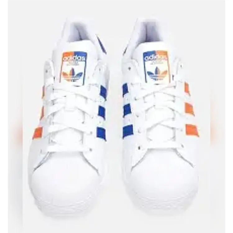 Adidas shoes - adidas Superstar - Superstar - WHITE ORANGE BLUE GOLD-FZ0648 3