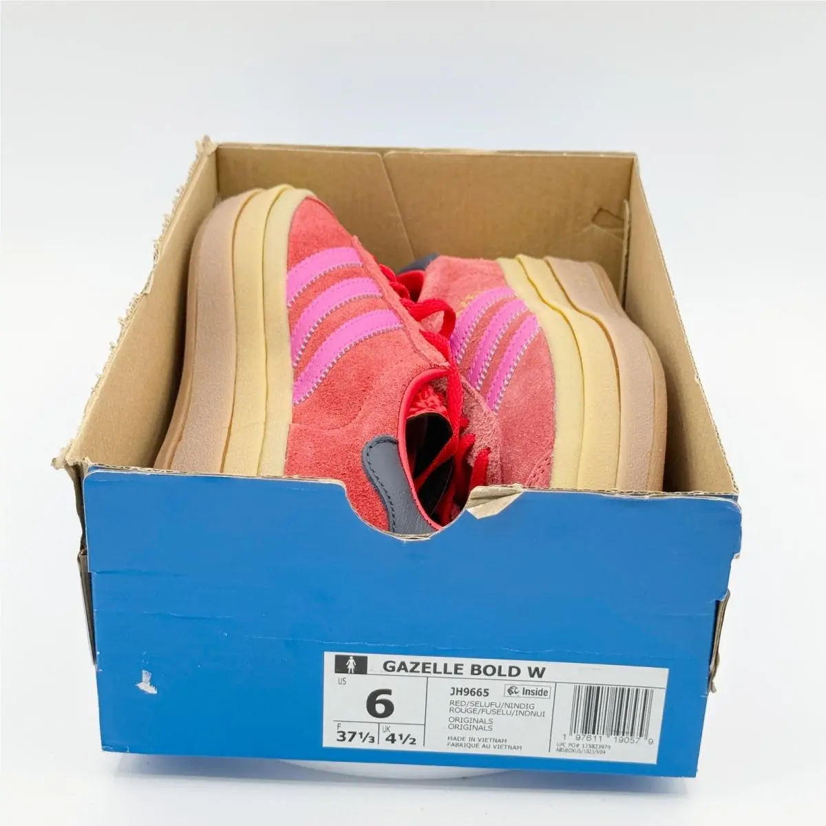 Adidas shoes - adidas Gazelle Bold - Gazelle Bold - JH9665 - Red 0