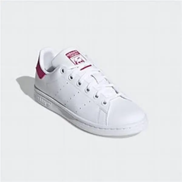 Adidas Stan Smith Low Unisex Men Size 6.5 = Women Size 8 Shoes White/purpl