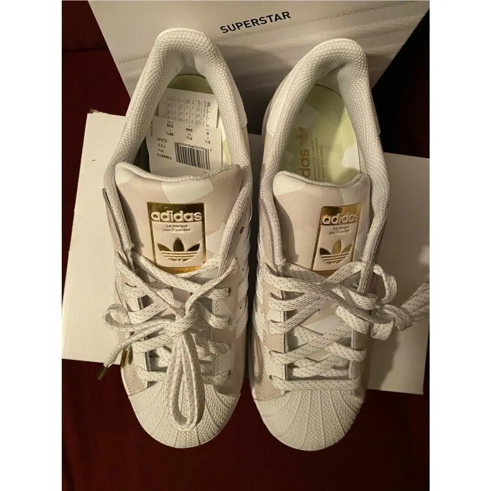 Adidas shoes - adidas Superstar - Superstar - FW6013 - White, Manufacturer: Cloud White / Core black / Gold Metaliic 8
