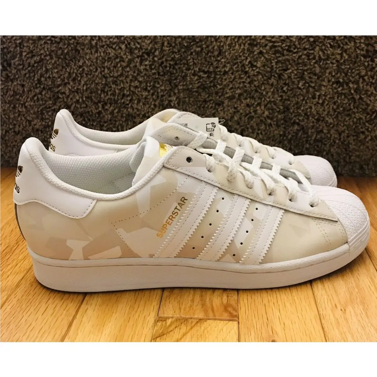 Adidas shoes - adidas Superstar - Superstar - FW6013 - White, Manufacturer: Cloud White / Core black / Gold Metaliic 0