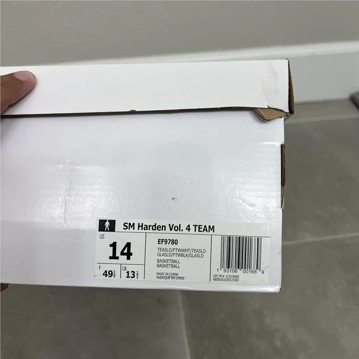 Adidas shoes - Adidas SM Harden Vol 4 - EF9780 - Blue 8