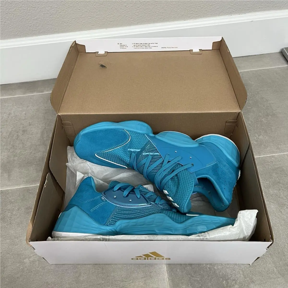 Adidas shoes - Adidas SM Harden Vol 4 - EF9780 - Blue 5