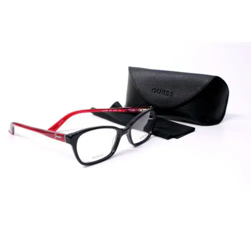 Guess GU2466 Eyeglasses Black Size: 52-17-135