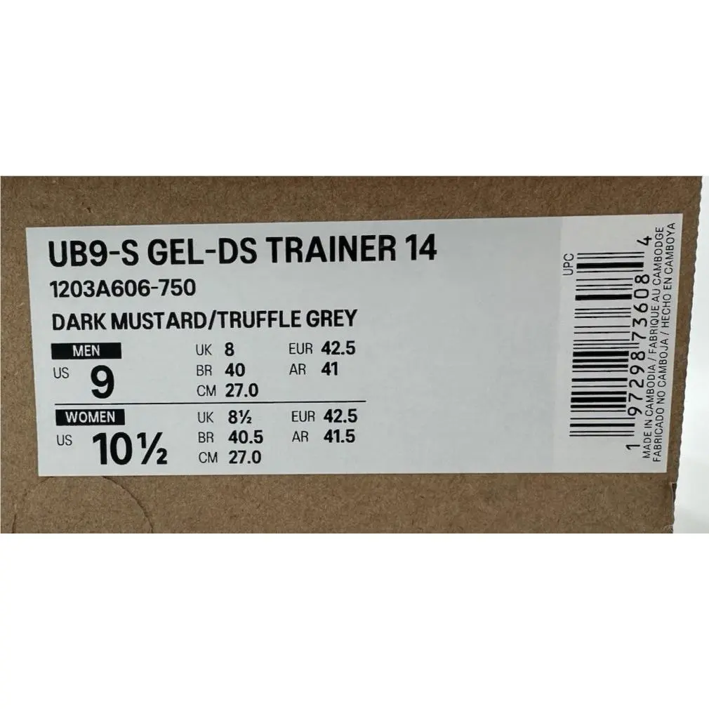 Asics shoes - Asics UB9-S Gel-DS Trainer 14 - 1203A606-750 - Yellow (UPC: 197298736084) 9