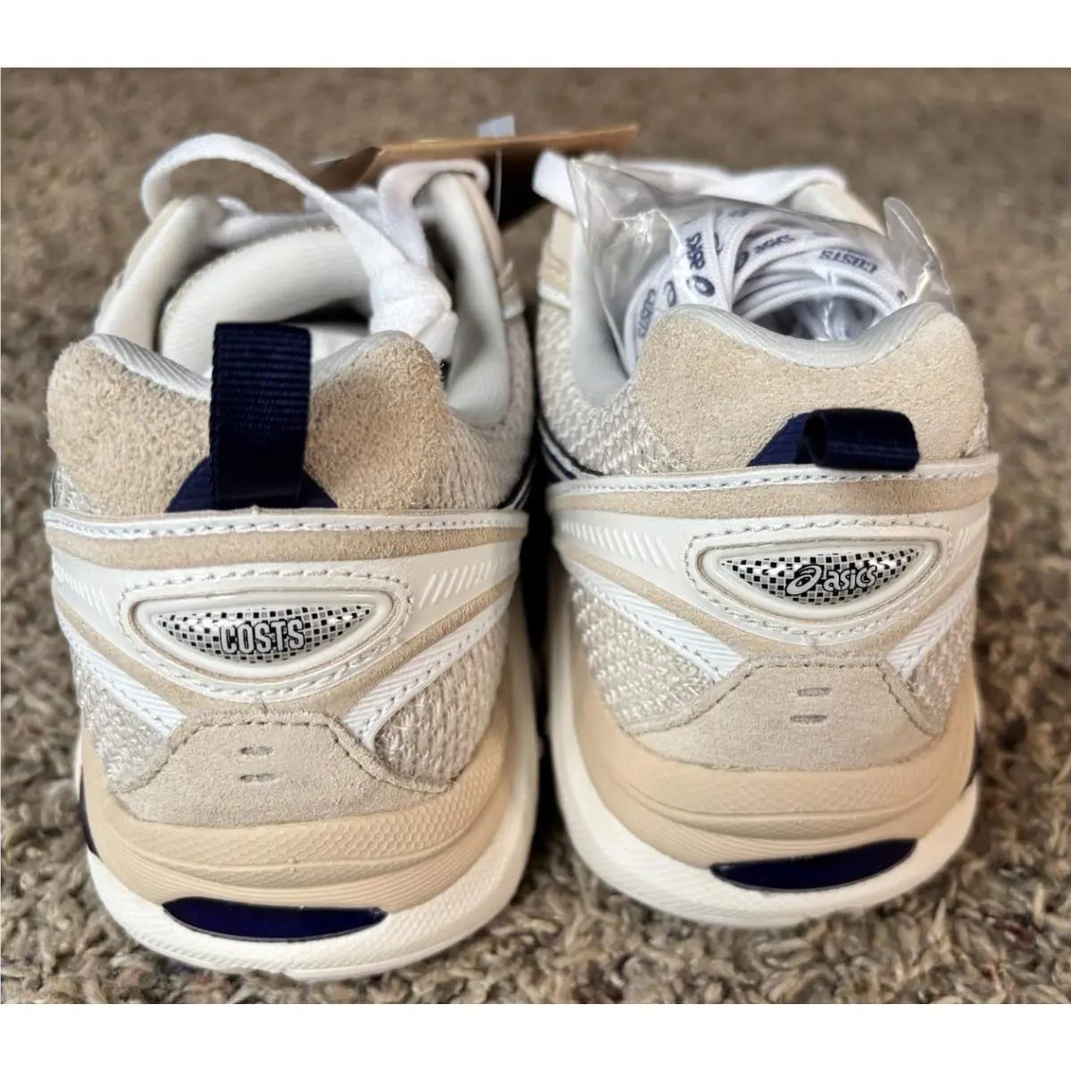 Asics shoes - ASICS GT 2160 - 1203A320-111 - Oatmeal and indigo blue (UPC: 0197298071031) 4
