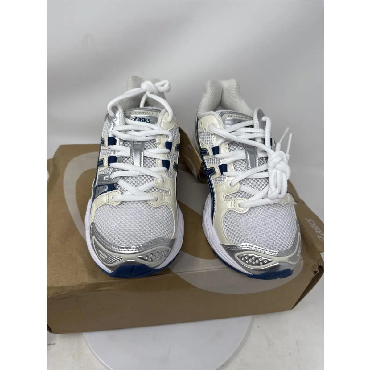 Asics shoes - ASICS GEL-Nimbus 9 - 12012A278-108 - White/Light Indigo 2