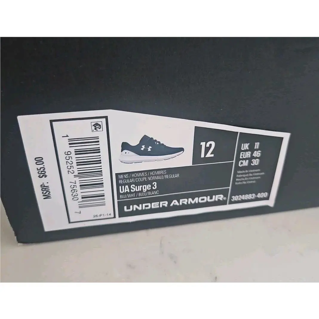 Under Armour shoes - Surge 3 - Surge - Blue 3