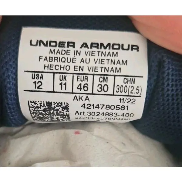 Under Armour shoes - Surge 3 - Surge - Blue 5