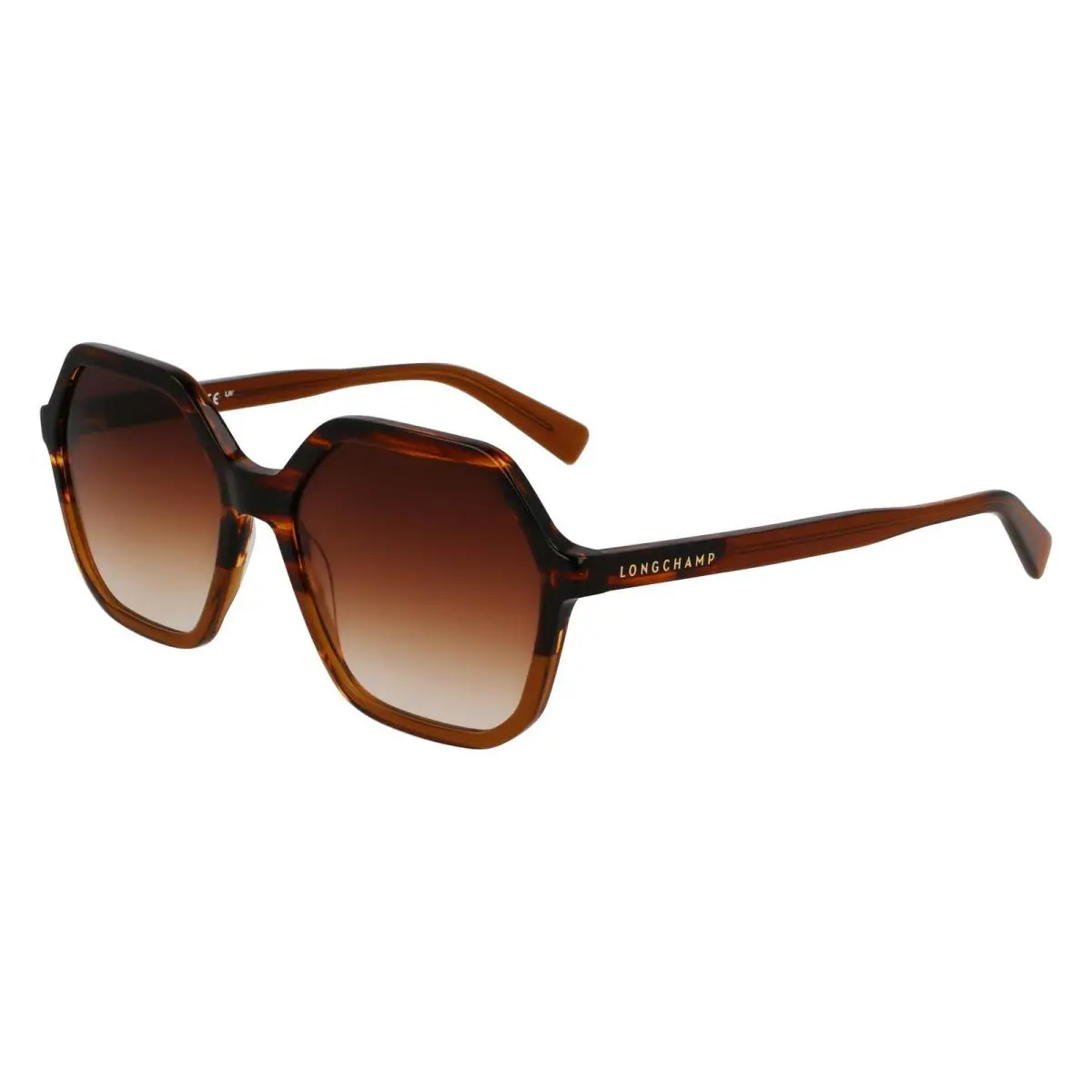 LO760S Sunglasses 212 Striped by Longchamp
