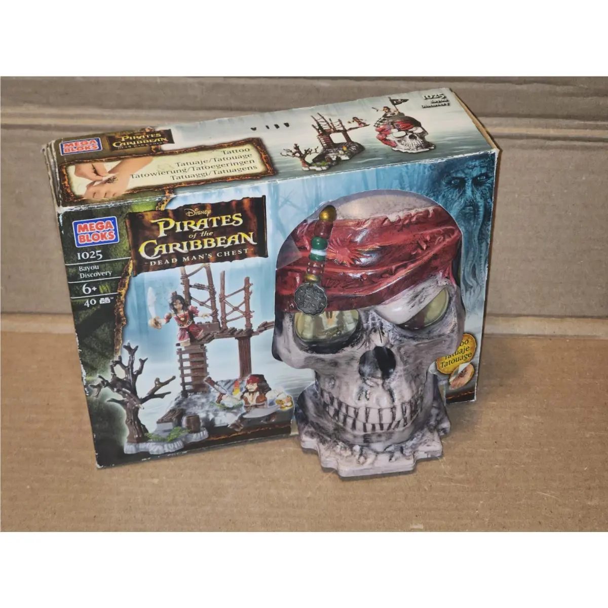 Disney Pirates Of The Caribbean Mega Bloks 1025 Bayou Discovery